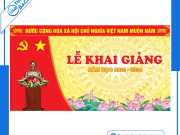 15 Mẫu Backdrop Khai Giảng Năm Học Mới Trang Trọng, Ý Nghĩa