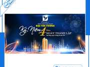 10 Mẫu Backdrop Kỷ Niệm Thành Lập Công Ty Chuyên Nghiệp