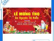 Hơn 10 Mẫu Backdrop Mừng Thọ Trang Trọng Ý Nghĩa