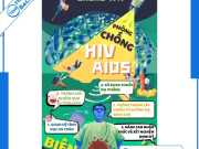 17+ mẫu poster tuyên truyền phòng chống HIV/AIDS ý nghĩa