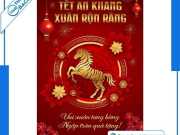 35+ mẫu poster Tết 2026 Bính Ngọ ấn tượng và hướng dẫn in ấn chuẩn chuyên gia
