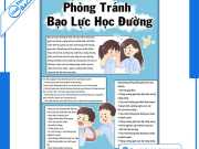 25 Mẫu Poster Về Bạo Lực Học Đường Lan Tỏa Thông Điệp