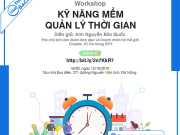 39+ Mẫu Poster Workshop Đẹp Và Dịch Vụ In Ấn Trọn Gói TPHCM