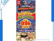 35+ Mẫu Standee Nhà Hàng Đẹp, Thu Hút Khách Hàng, Độc Đáo