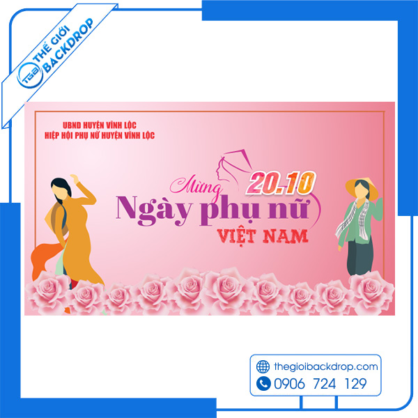 Top 21 Mẫu Backdrop 20/10 Ngày Phụ Nữ Việt Nam Đẹp, Ấn Tượng