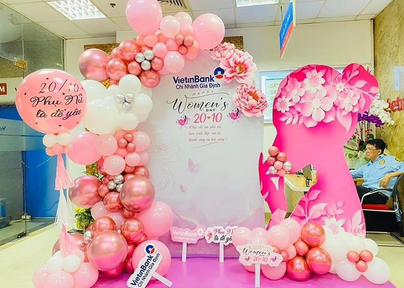 Backdrop 20/10 VietinBank