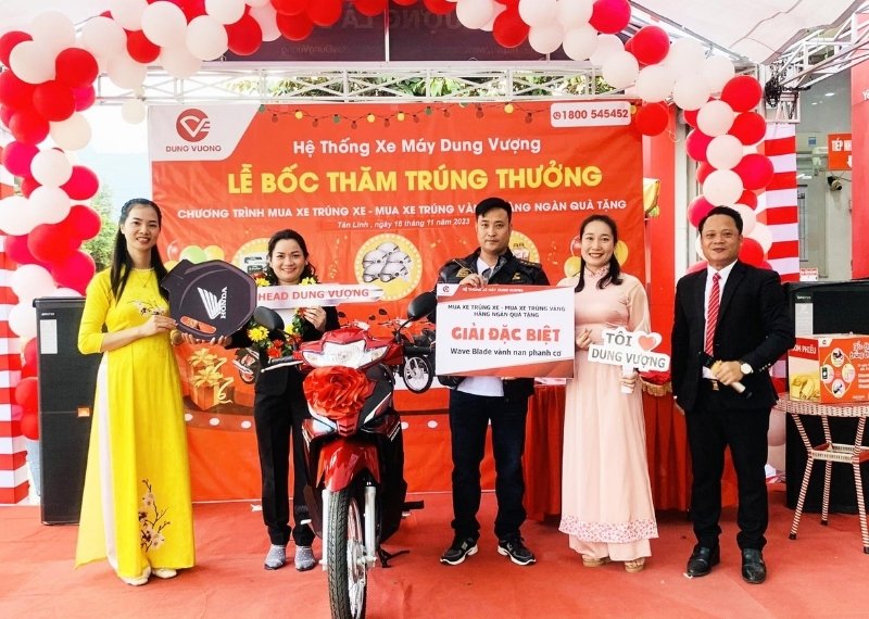 Backdrop bốc thăm trúng thưởng Hiflex