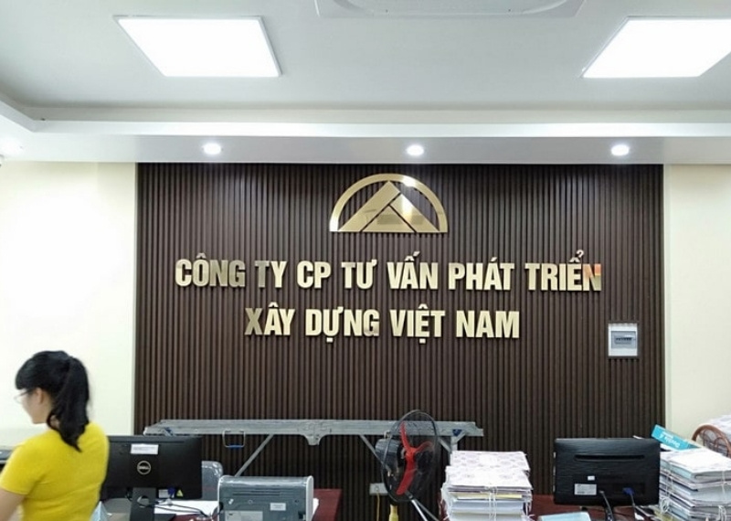 Backdrop c&ocirc;ng ty tư vấn x&acirc;y dựng