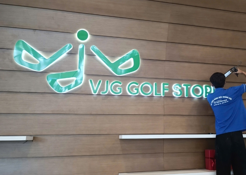 Backdrop c&ocirc;ng ty VJG Golf Store
