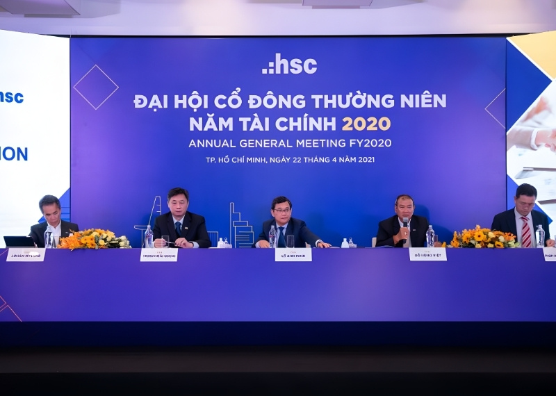 Backdrop đại hội cổ đ&ocirc;ng HSC