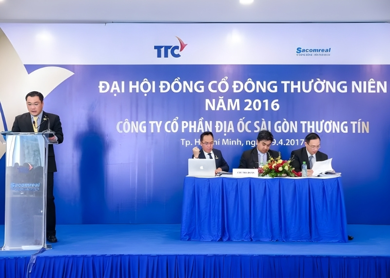 Backdrop đại hội cổ đ&ocirc;ng TTC