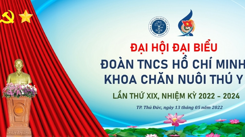 Backdrop Đo&agrave;n Thanh Ni&ecirc;n C&ocirc;ng Sản Hồ Ch&iacute; Minh