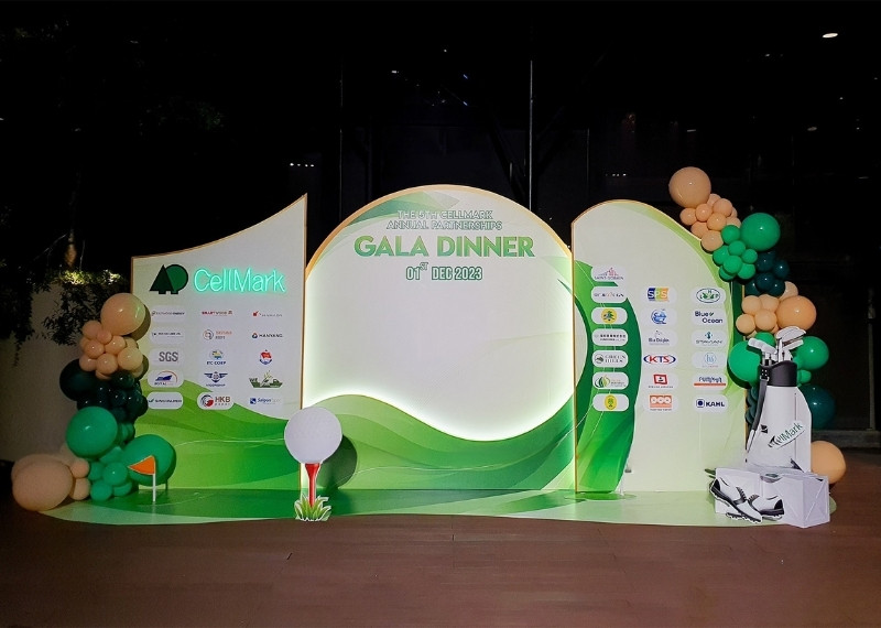 Backdrop gala dinner CellMark