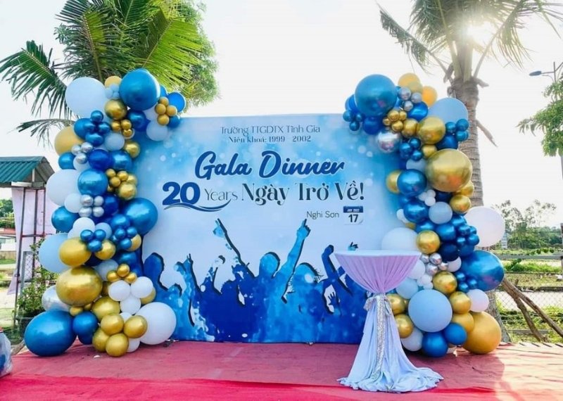 Backdrop gala dinner trường Tĩnh GIa