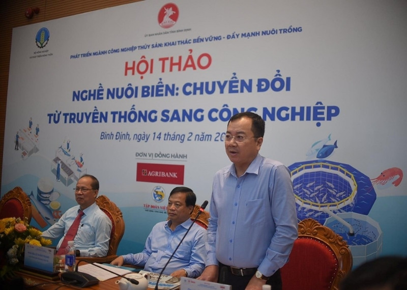 Backdrop hội thảo nghề nu&ocirc;i biển