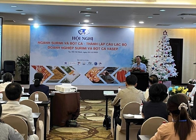 Background hội nghị ng&agrave;nh Surimi