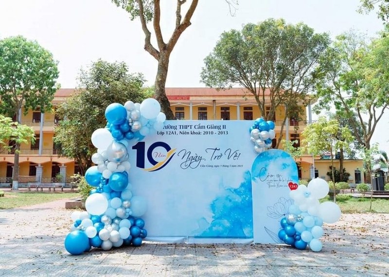 Background họp lớp 12