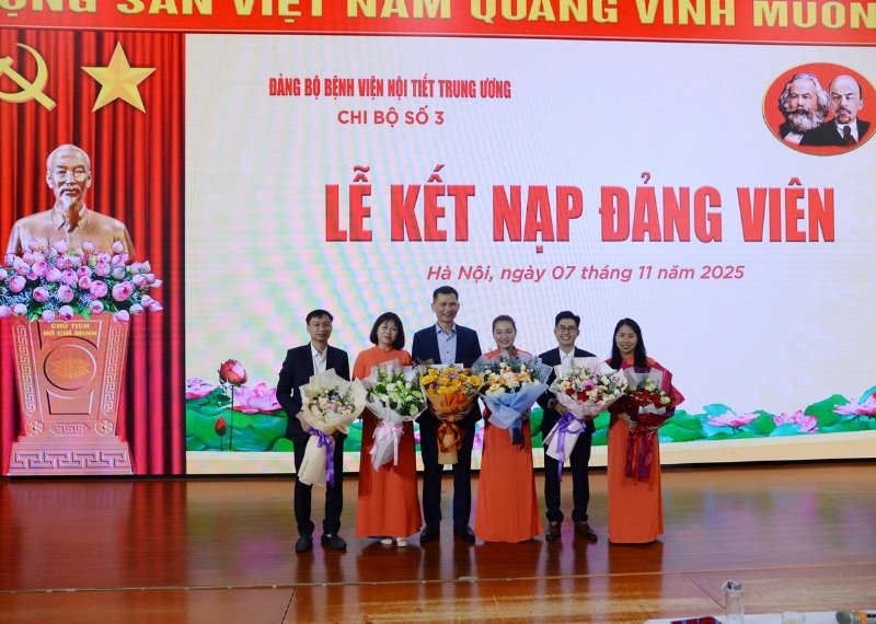 Backdrop lễ kết nạp Đảng chi bộ số 3