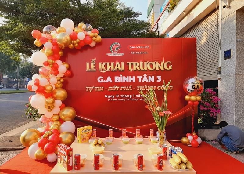 Phông nền khai trương sự kiện