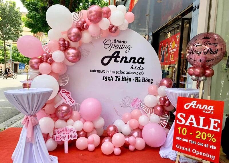 Phông sự kiện khai trương