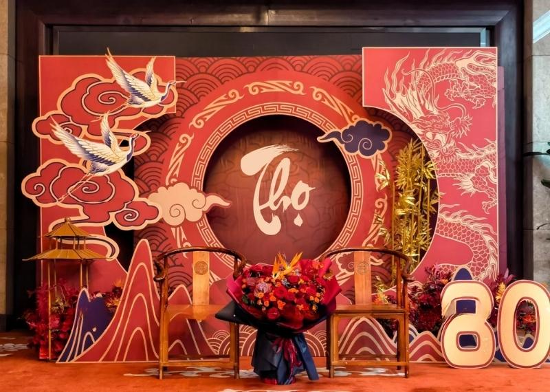 background mừng thọ 80 tuổi