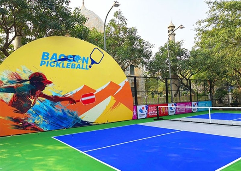 Backdrop giải đấu pickleball