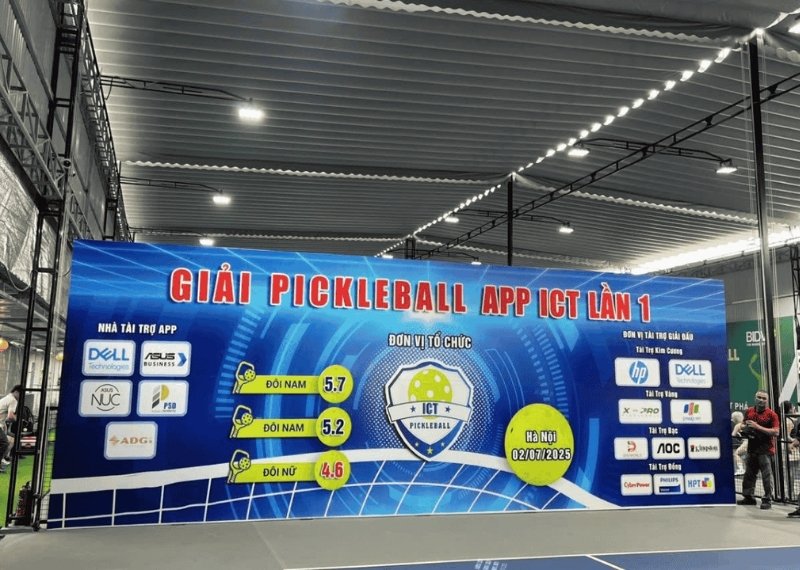 Backdrop pickleball chuy&ecirc;n nghiệp