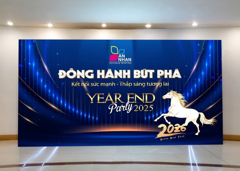 Backdrop sự kiện cuối năm
