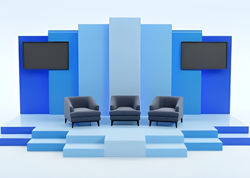 Mẫu thiết kế backdrop talkshow