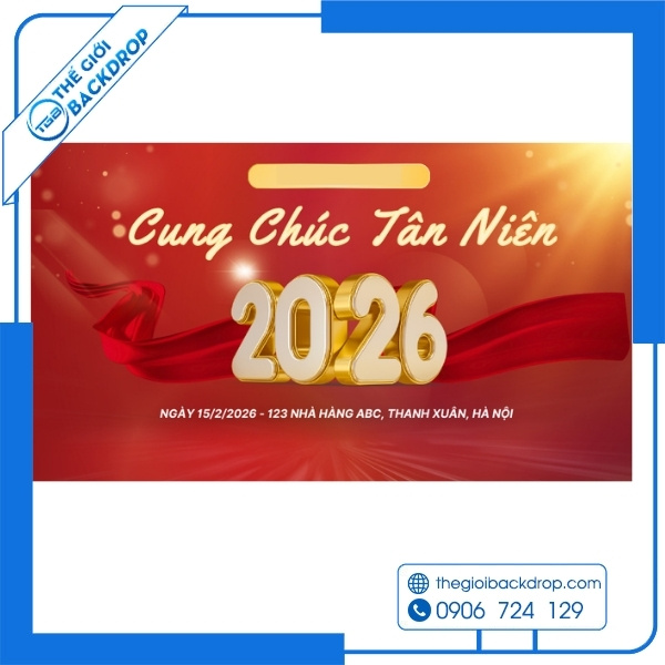 76+ mẫu background, backdrop Tất Niên 2026 đẹp, ấn tượng