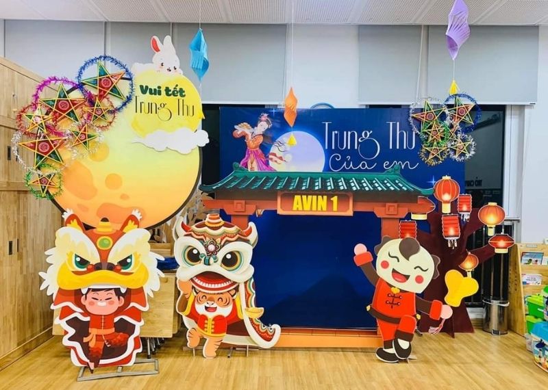 Backdrop Trung Thu 3D