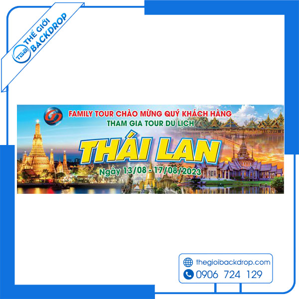 16 Mẫu Băng Rôn Du Lịch Đẹp, Nổi Bật, Ấn Tượng
