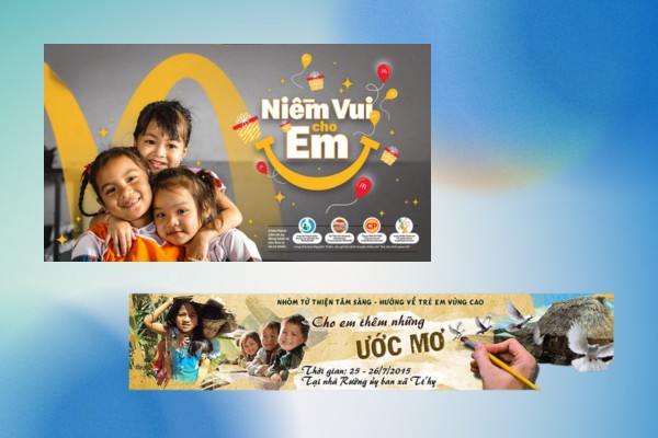 Băng r&ocirc;n thiện nguyện cho em