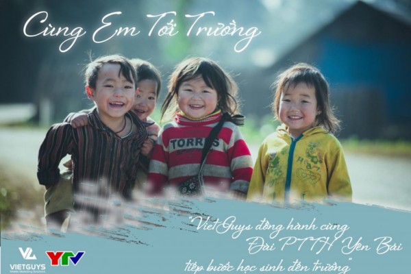 Băng r&ocirc;n từ thiện C&ugrave;ng Em Tới Trường