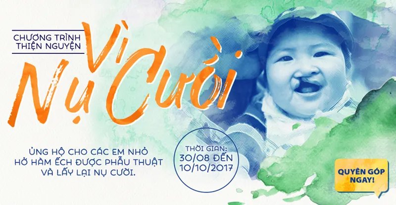 Chương tr&igrave;nh thiện nguyện V&igrave; Nụ Cười