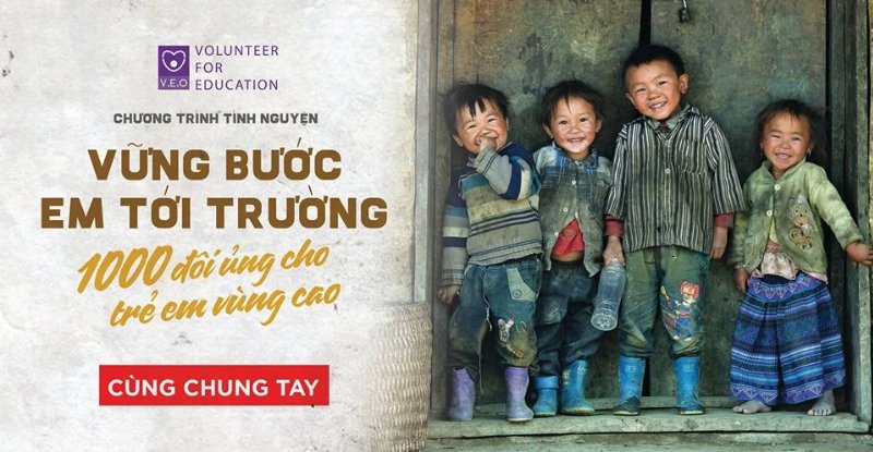 Chương tr&igrave;nh thiện nguyện Vững Bước Em Tới Trường