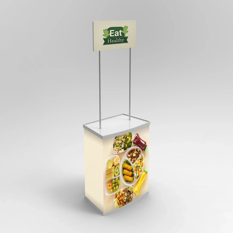 Booth-sampling bằng nhựa Eat Healthy