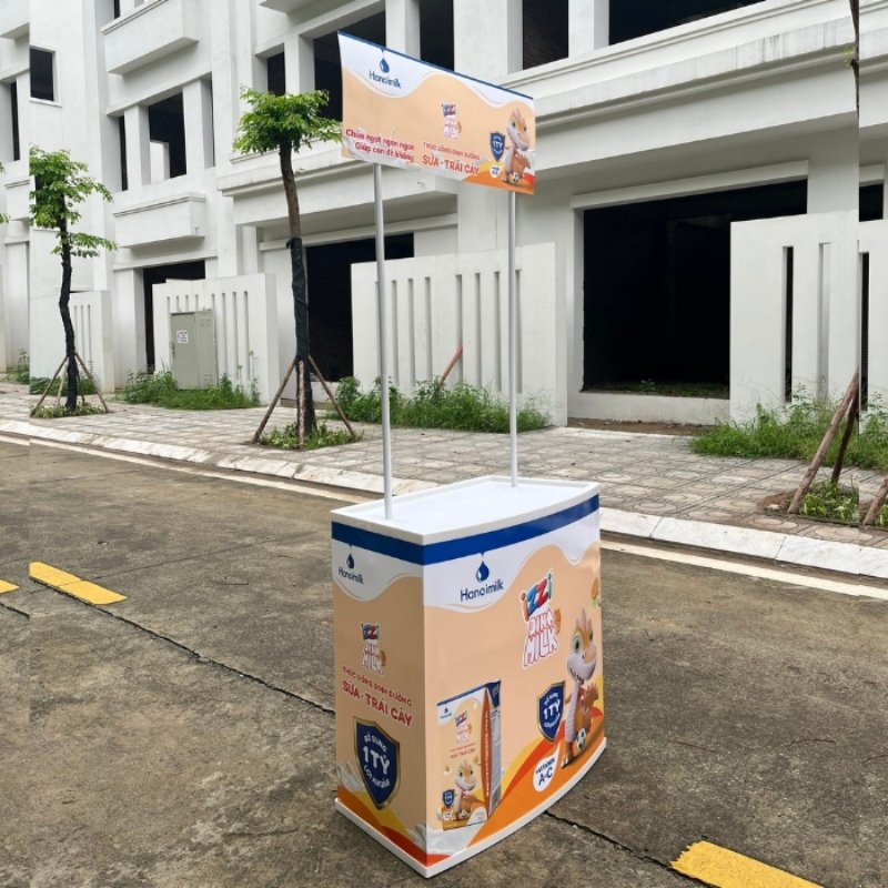 Booth sampling Honelmilk