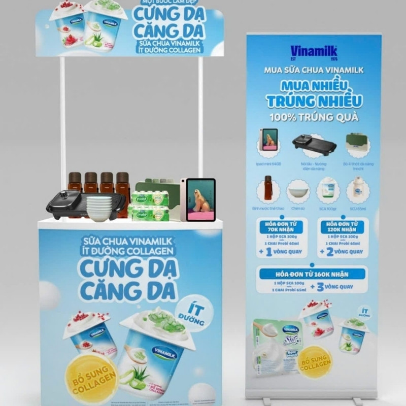 Booth sampling Vianamilk