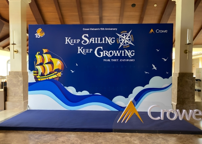 Backdrop hiflex Crowe Keep Growing