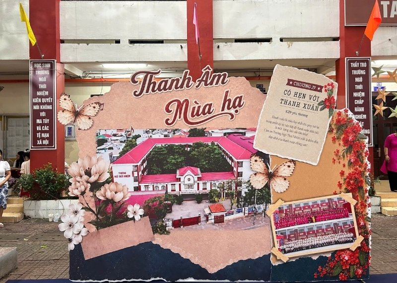 Backdrop Formex tổng kết năm học