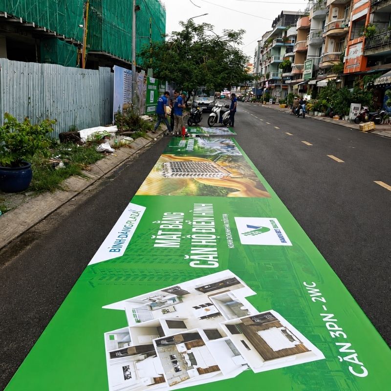Hàng rào công trình bằng Hiflex