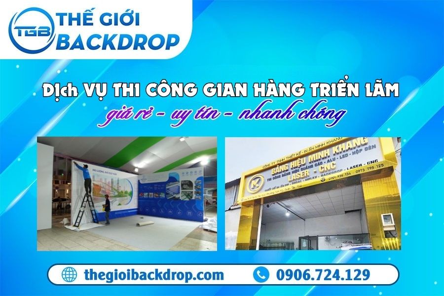 Dịch vụ thiết kế thi công gian hàng triển lãm, hội chợ uy tín tại TP.HCM