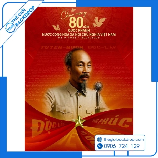 Tổng hợp 11+ mẫu Poster 2/9 Quốc Khánh đẹp, ý nghĩa