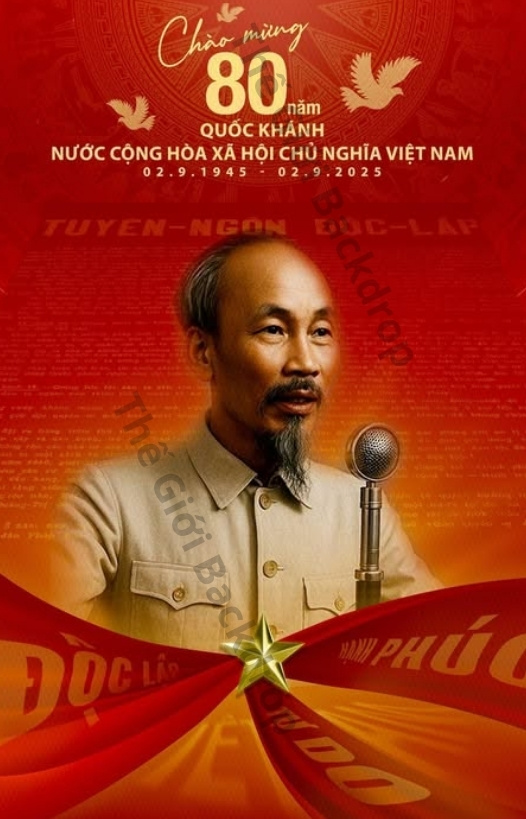 Poster ch&uacute;c mừng Tết Độc lập