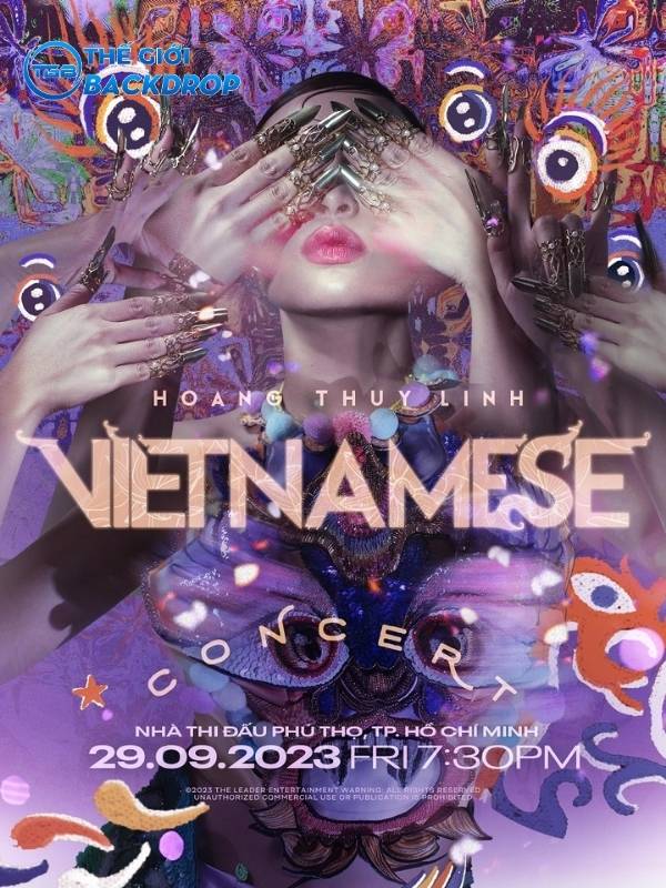 Poster concert Hoàng Thùy Linh