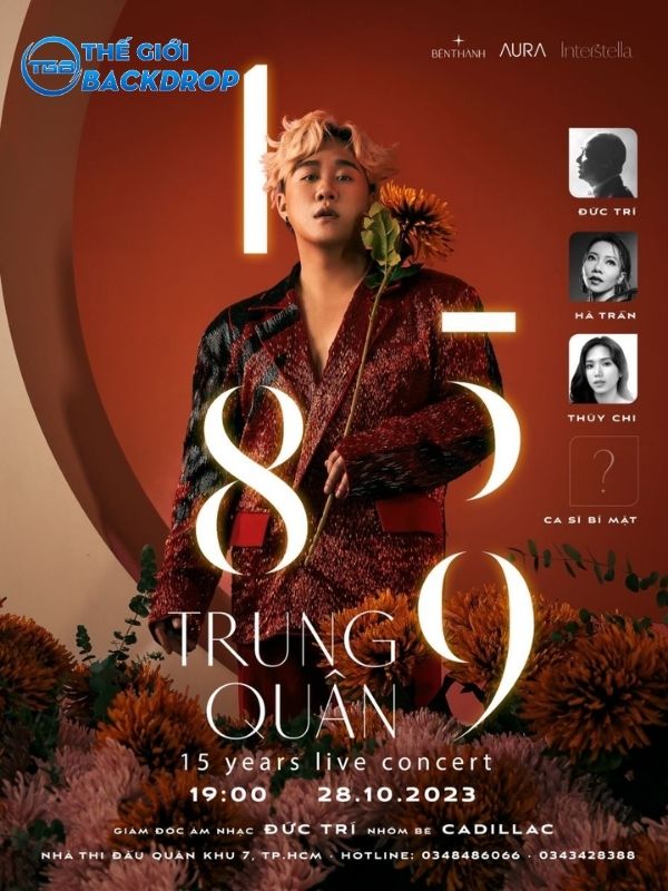 Poster concert Trung Quân