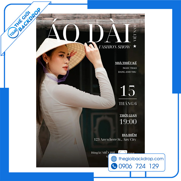 23 Mẫu Poster Áo Dài Đẹp, Ấn Tượng, Tạo Điểm Nhấn Nổi Bật