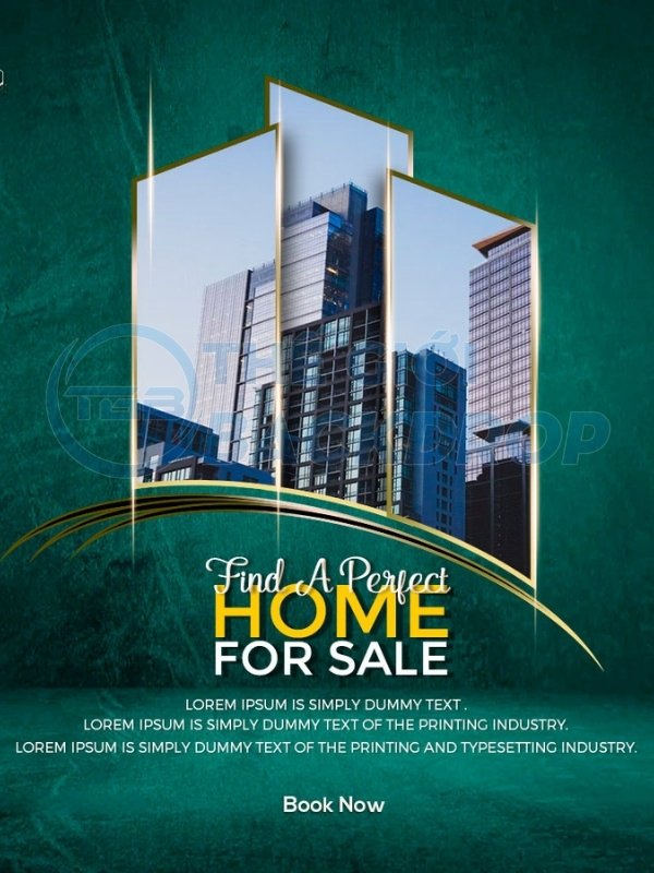 Poster bất động sản ấn tượng