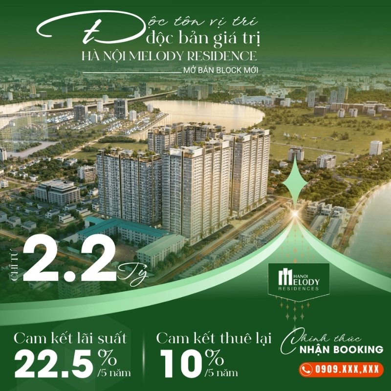 Poster bất động sản Melody Residence
